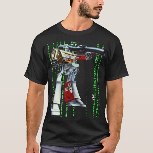 Zazzle New Transformers 2x0014 MATRIX BLACK T-Shir Tシャツ (正面)