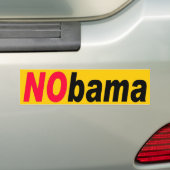 ZAZZLE NObama3 バンパーステッカー (車上)