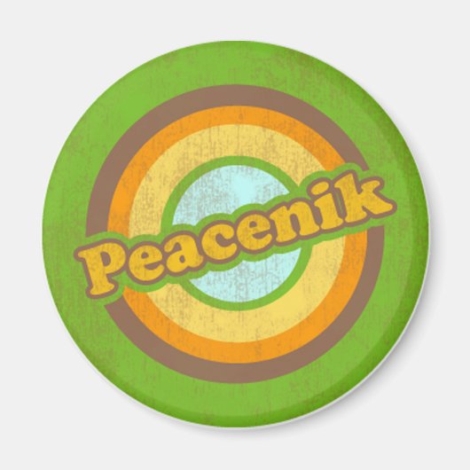 zazzle_peacenik_buttonコピー マグネット (正面)