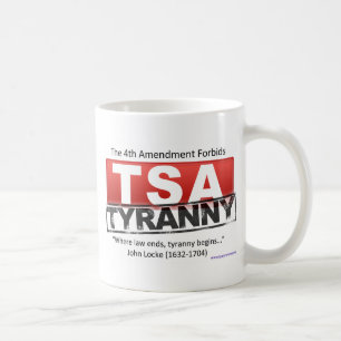 Zazzle TSAの専制政治のイメージ コーヒーマグカップ
