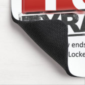 Zazzle TSAの専制政治のイメージ マウスパッド (コーナー)