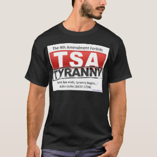 Zazzle TSAの専制政治のイメージ Tシャツ