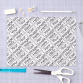 zazzle_wrappingpaper-tiled_YIH 薄葉紙 (クラフト)
