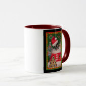 zazzleXmascard マグカップ (正面右)