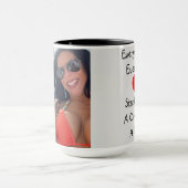 Zazzz_itによるコンボ写真マググの後に幸せな時間 マグカップ (中央)