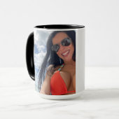 Zazzz_itによるコンボ写真マググの後に幸せな時間 マグカップ (正面左)