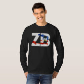 ZB通称Zoe Boyハイチ国旗 Tシャツ (正面フル)
