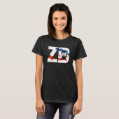 ZB通称Zoe Boyハイチ国旗 Tシャツ (正面フル)