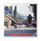 zBA005 SARAJEVOバシュカルシジャボスニア・ヘルツェゴビナ タイル (正面)