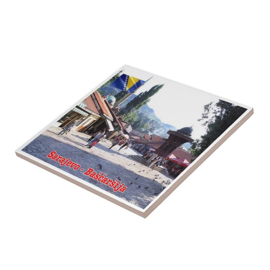 zBA005 SARAJEVOバシュカルシジャボスニア・ヘルツェゴビナ タイル (側面)