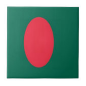 zBD001バングラデシュ国旗, タイル (正面)