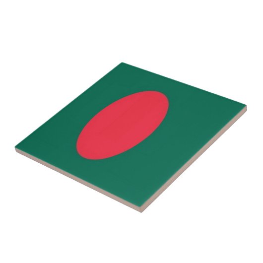 zBD001バングラデシュ国旗, タイル (側面)