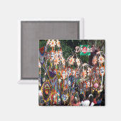 zBD005祝祭日DHAKA,バングラデシュ,冷蔵庫 マグネット (正面/裏面)