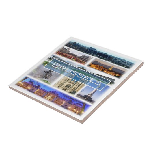 zBE006ブリュッセル・ベルギー, タイル (側面)