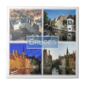 zBE007 BRUGESベルギー、 タイル (正面)