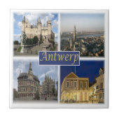 zBE008 ANTWERPベルギー、セラミックタイル タイル (正面)