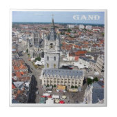 zBE011 GHENTベルギー タイル (正面)