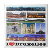 zBE013 BRUSSELS BRUXELLESベルギー タイル (正面)