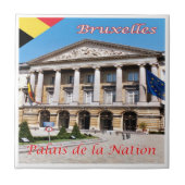 zBE020 BRUSSELS BRUXELLES Palace of the Nation, タイル (正面)