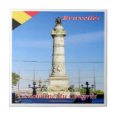 zBE026 BRUSSELS BRUXELLES columns of Congress タイル (正面)
