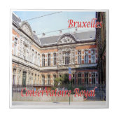 zBE028ブリュッセルブリュッセルコンサバ王室のトリー タイル (正面)