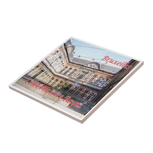 zBE028ブリュッセルブリュッセルコンサバ王室のトリー タイル (側面)