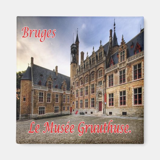 zBE042 BRUGES The Gruuthuse Museum冷蔵庫 マグネット (正面)