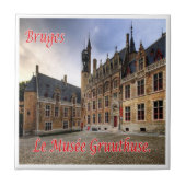 zBE042 BRUGES The Gruuthuse Museum, タイル (正面)