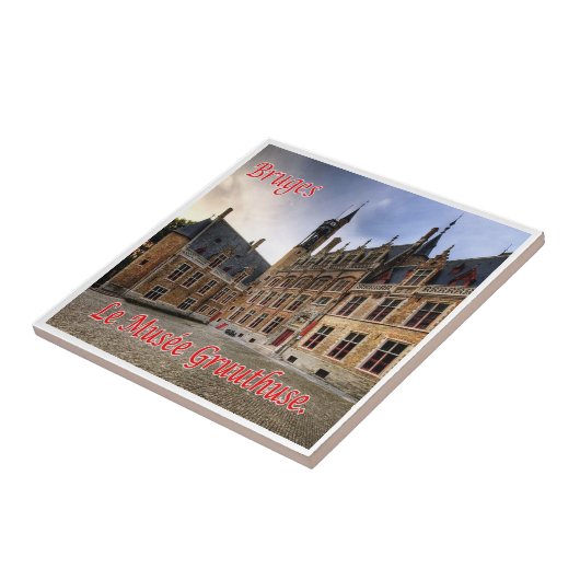 zBE042 BRUGES The Gruuthuse Museum, タイル (側面)