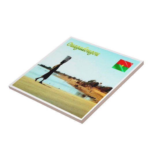 zBF008 OUAGADOUGOU, Burkina Faso, タイル (側面)