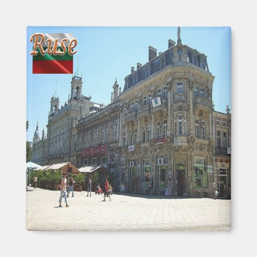 zBG011 RUSEブルガリア冷蔵庫 マグネット (正面)