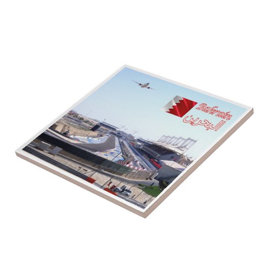 zBH005ストレート国際的回路、バーレーン、 タイル (側面)