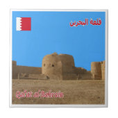 zBH009 BAHRAIN Fort，アジア， タイル (正面)