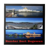 zBN005 BANDAR SERI BEGAWAN,ブルネイ, タイル (正面)