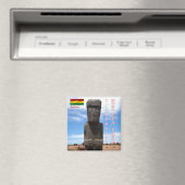 zBO006 TIAHUANACO, Ponce Monolith,ボリビア,冷蔵庫 マグネット (インサイチュ (食洗機))