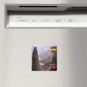 zBO023 LA PAZ, Luna Valley,ボリビア,冷蔵庫 マグネット (インサイチュ (食洗機))