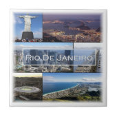 zBR004 RIO DE JANEIRO，モザイク，ブラジル， タイル (正面)