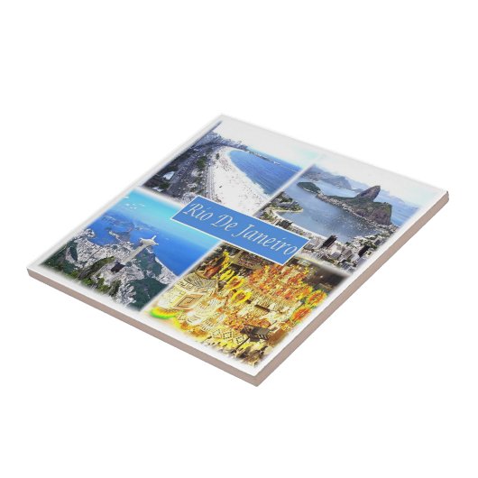 zBR006 RIO DE JANEIRO，モザイク，ブラジル， タイル (側面)