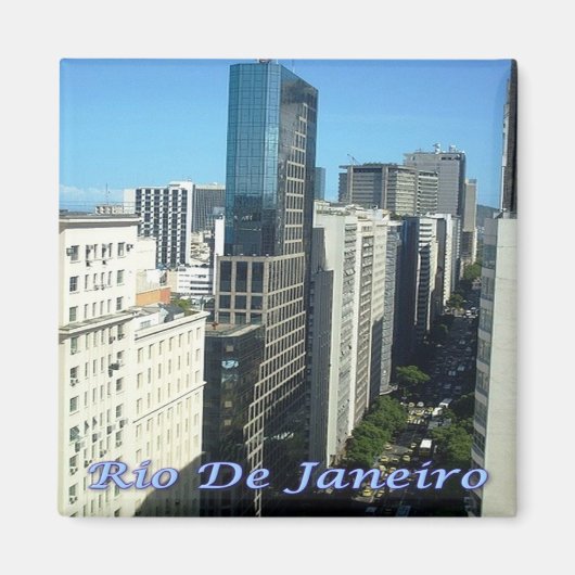 zBR008 RIO DE JANEIRO，ブラジル，センター，冷蔵庫 マグネット (正面)