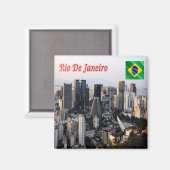 zBR026 RIO DE JANEIRO、ブラジル、冷蔵庫 マグネット (正面/裏面)