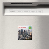 zBR026 RIO DE JANEIRO、ブラジル、冷蔵庫 マグネット (インサイチュ (食洗機))