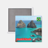 zBR038 FERNANDO DE NORONHA,ブラジル,冷蔵庫 マグネット (正面/裏面)