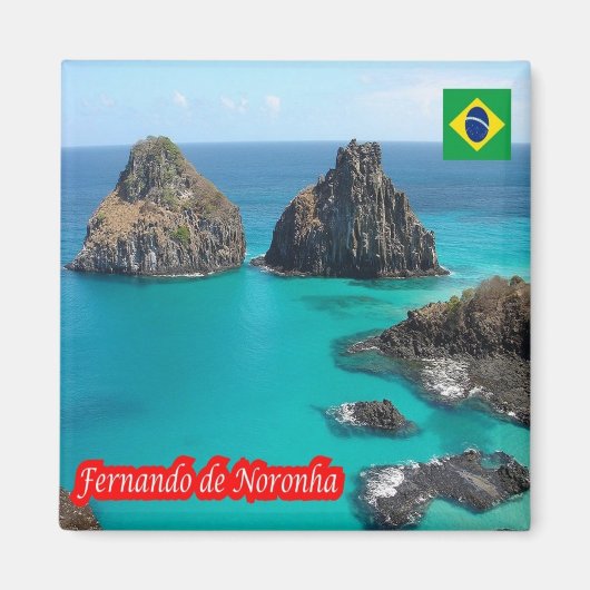 zBR038 FERNANDO DE NORONHA,ブラジル,冷蔵庫 マグネット (正面)