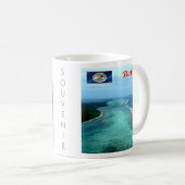 zBZ005 BELIZE Barrier Reef,アメリカ, コーヒーマグカップ (正面右)