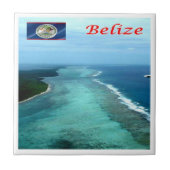 zBZ005 BELIZE Barrier Reef，アメリカ， タイル (正面)