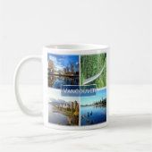 zCA008バンクーバーモザイク,カナダ,アメリカ, コーヒーマグカップ (左)