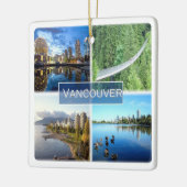 zCA008バンクーバーモザイク，カナダ，アメリカ， セラミックオーナメント (左)