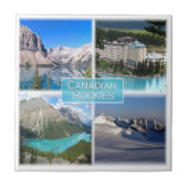 zCA011 CANADIAN ROCKIES,モザイク,カナダ, タイル (正面)