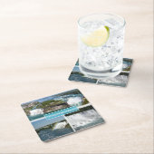 zCA012 NIAGARA滝ズfrom Rainbow bridge, スクエアペーパーコースター (インサイチュ)