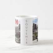 zCA024 MONTREAL Panorama，カナダ， コーヒーマグカップ (中央)